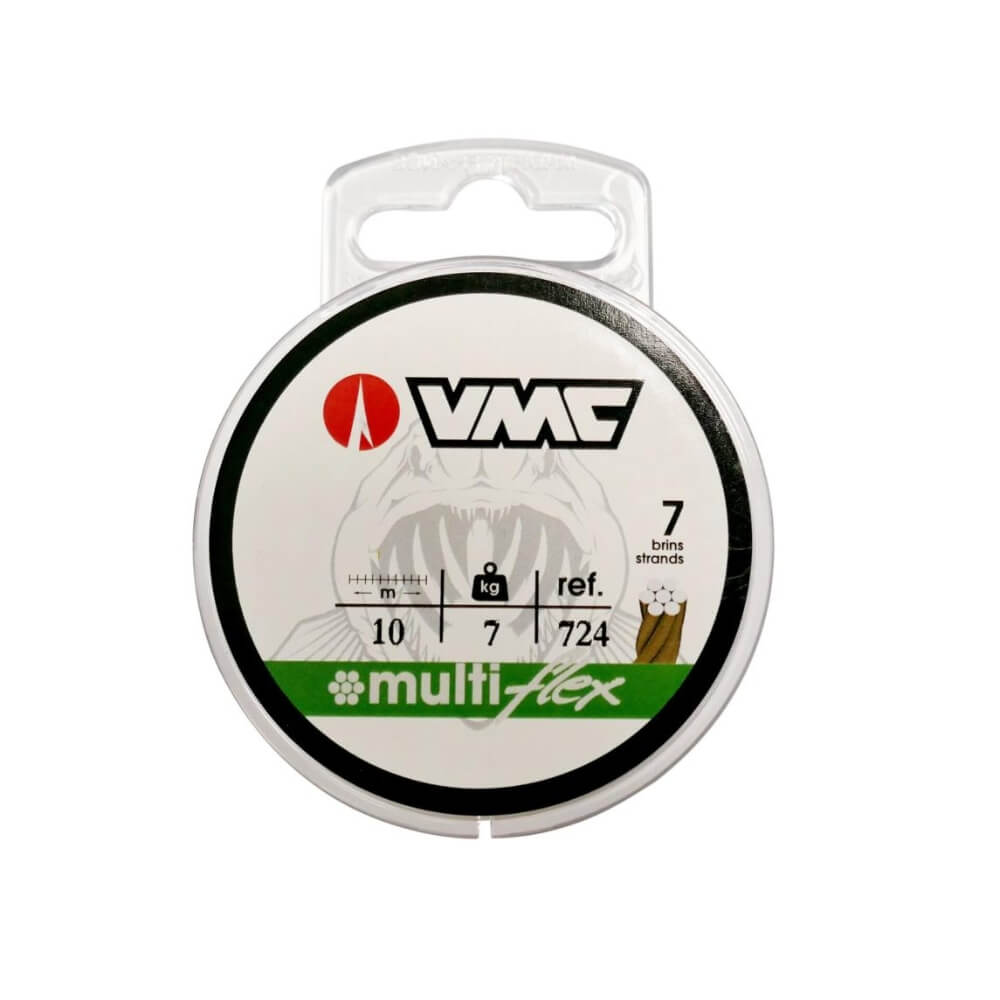 VMC Multiflex 1x7 Stahlvorfach / 10 m bij snoekenbaars.nl