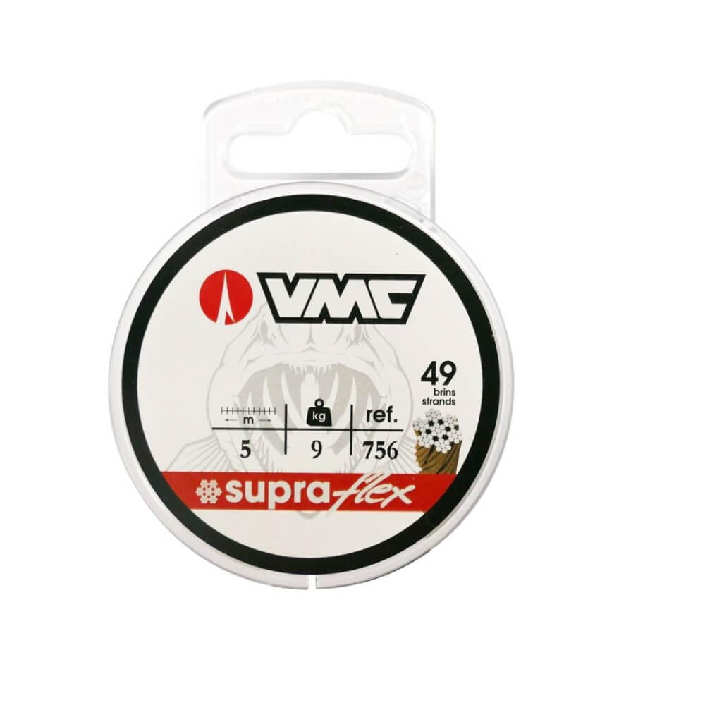 VMC Supraflex 7x7 Stahlvorfach / 2,5 m bij snoekenbaars.nl