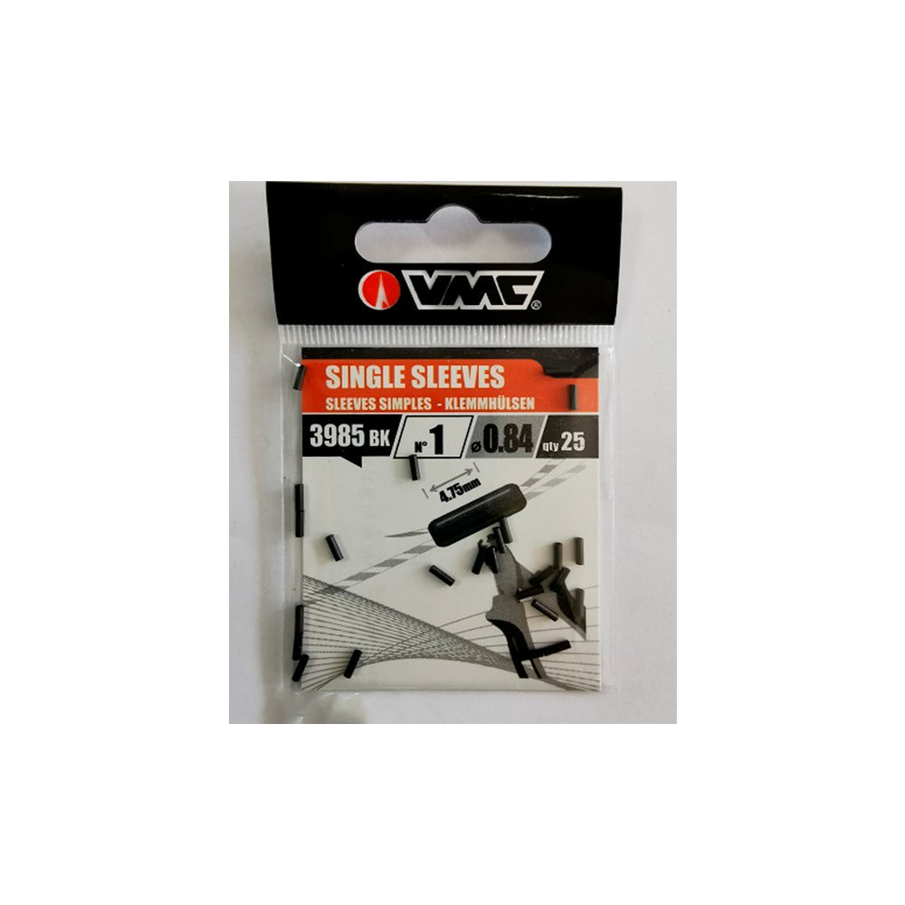 VMC Single Sleeves klemhulzen (3985BK) bij snoekenbaars.nl