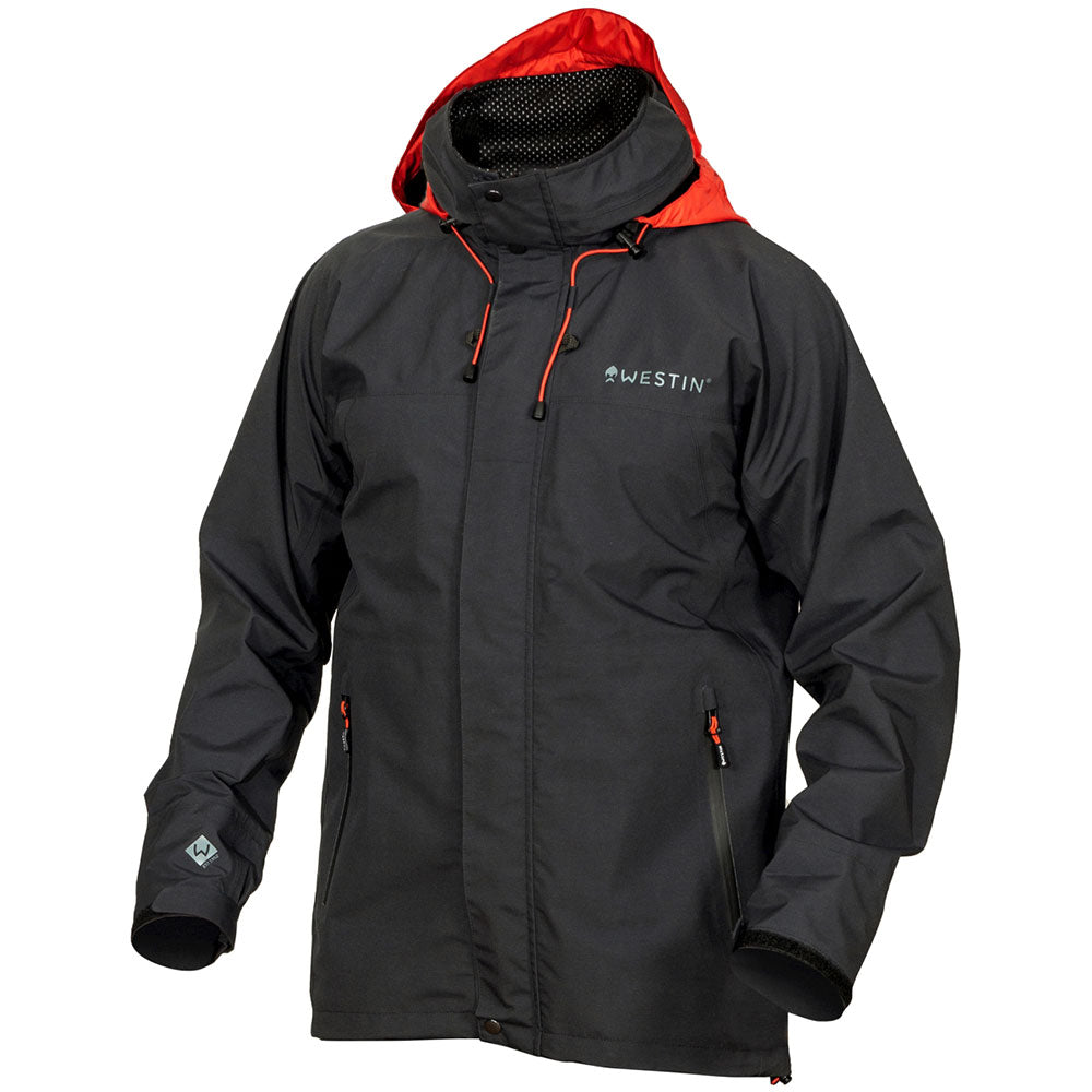 Westin W6 Rain Jacket (Steel Black) bij snoekenbaars.nl