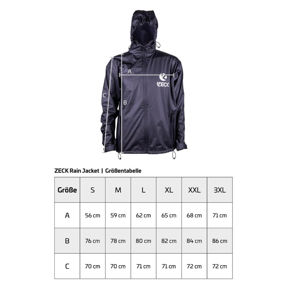 Zeck Rain Jacket bij snoekenbaars.nl