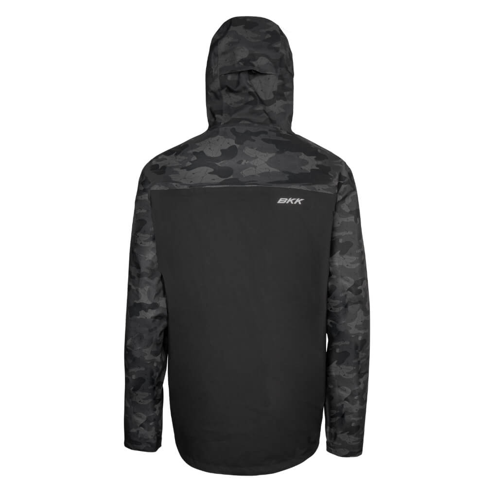 BKK Heavy Rain Jacket (Black/Camo) bij snoekenbaars.nl