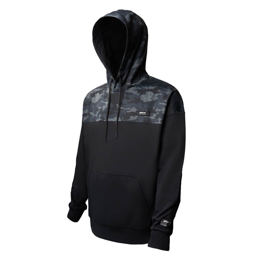 BKK Hoodie Logo (Black/Camo) bij snoekenbaars.nl
