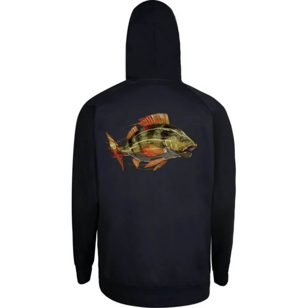 BKK Hoodie Perch (Black) bij snoekenbaars.nl