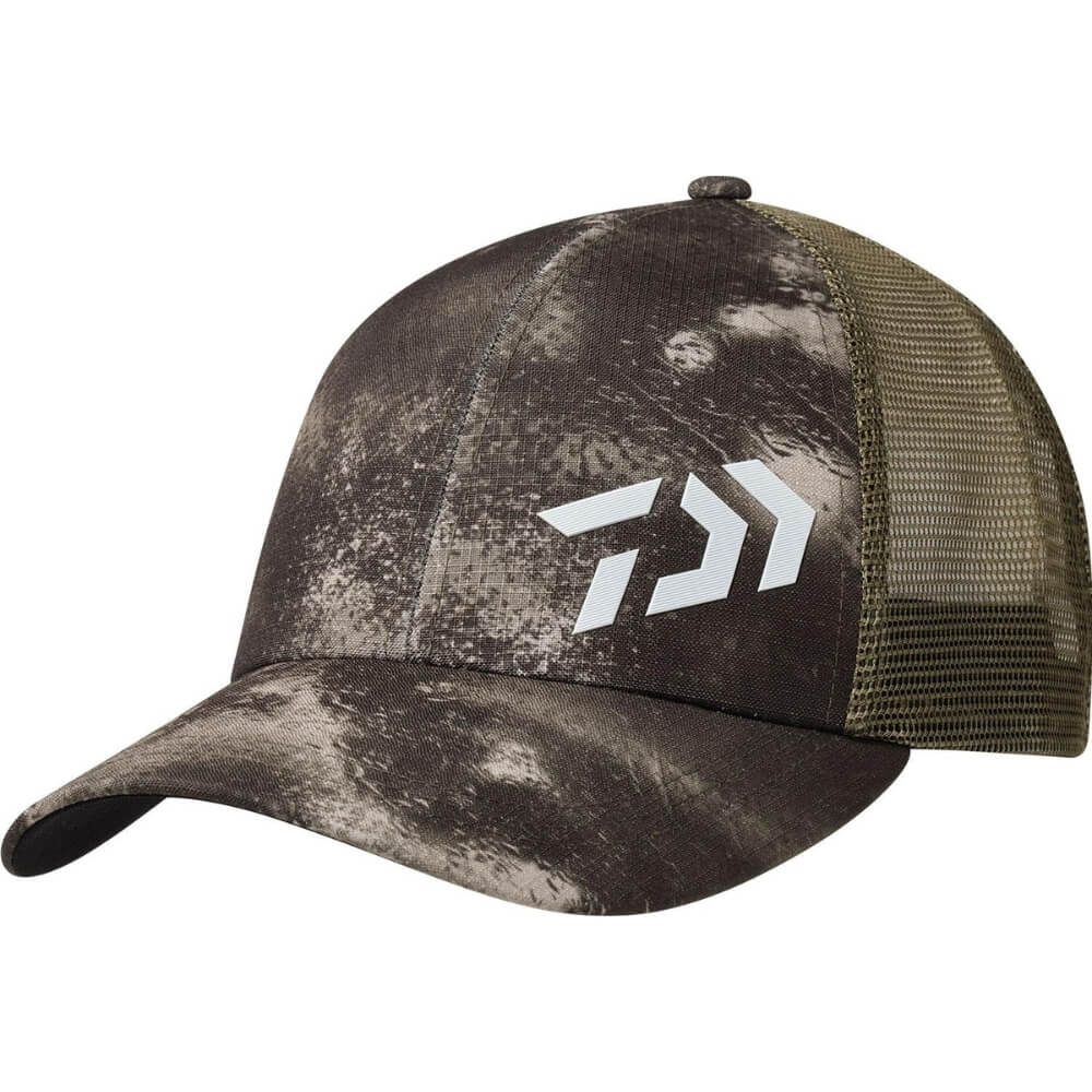 Daiwa 3D-Logo Half Mesh Cap bij snoekenbaars.nl