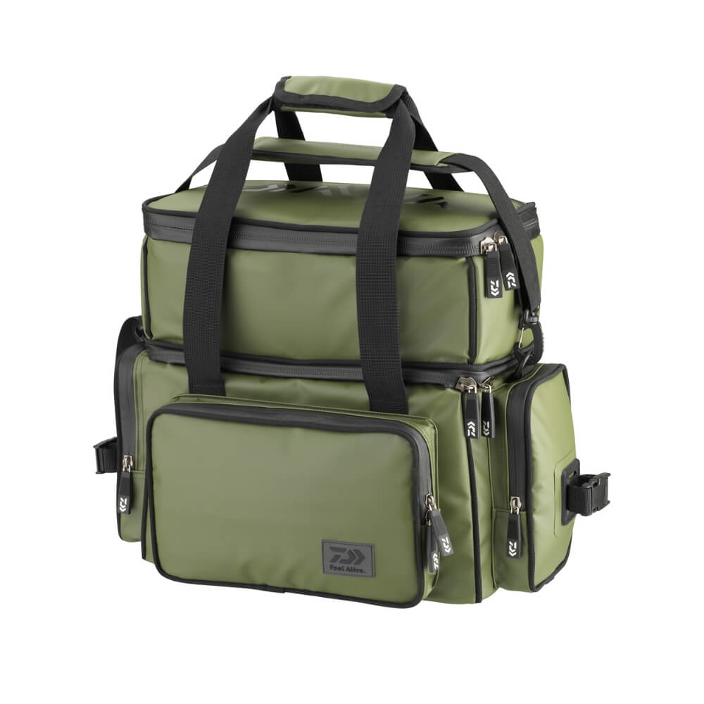 Daiwa D-VEC WP 300 Tackle Box Bag (2 stores) bij snoekenbaars.nl