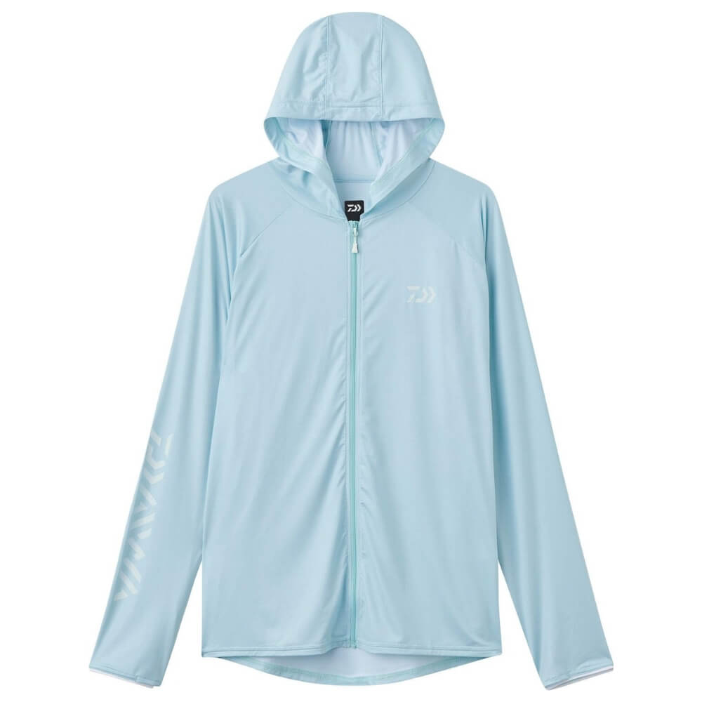 Daiwa ICEDRY® Hoody Rush Guard Full Zip (Iceblue) bij snoekenbaars.nl