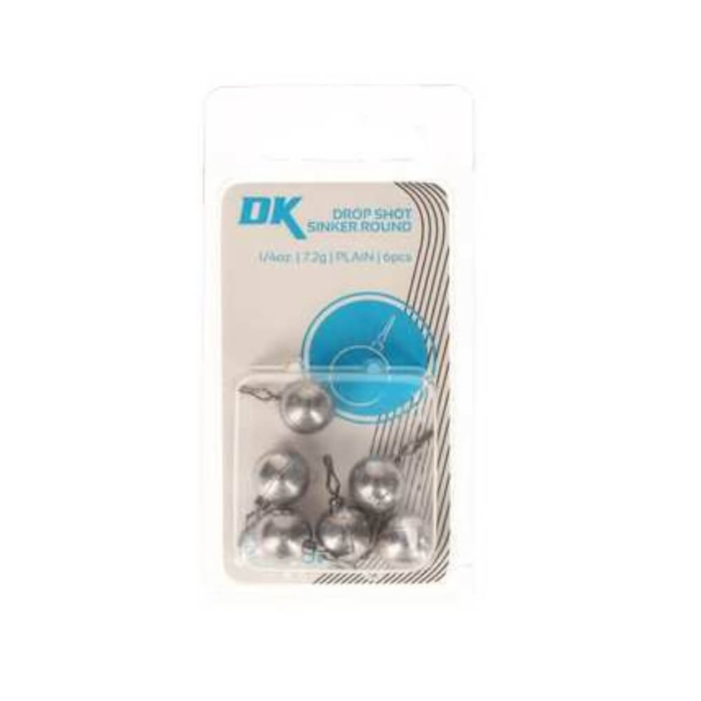 DEKA Drop Shot Sinker Round / DS-Weight bij snoekenbaars.nl