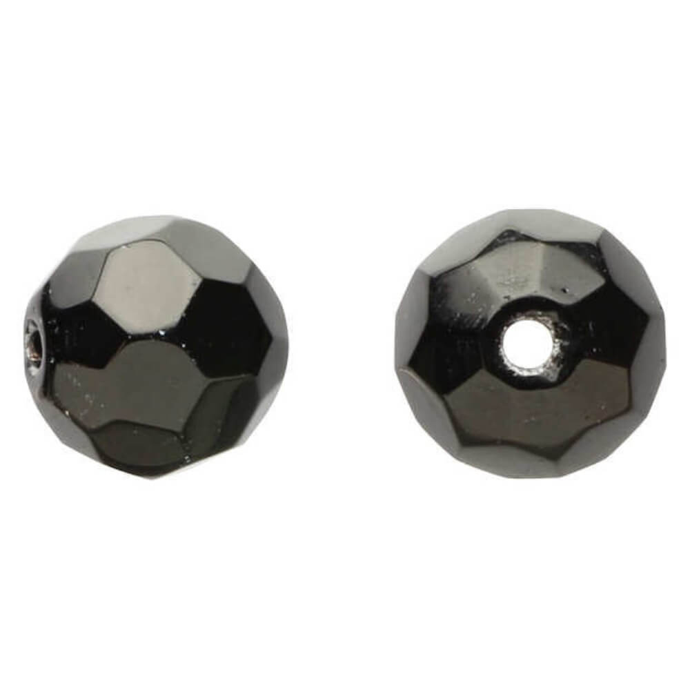 DEKA Glass Beads Black / zwarte glasparels bij snoekenbaars.nl