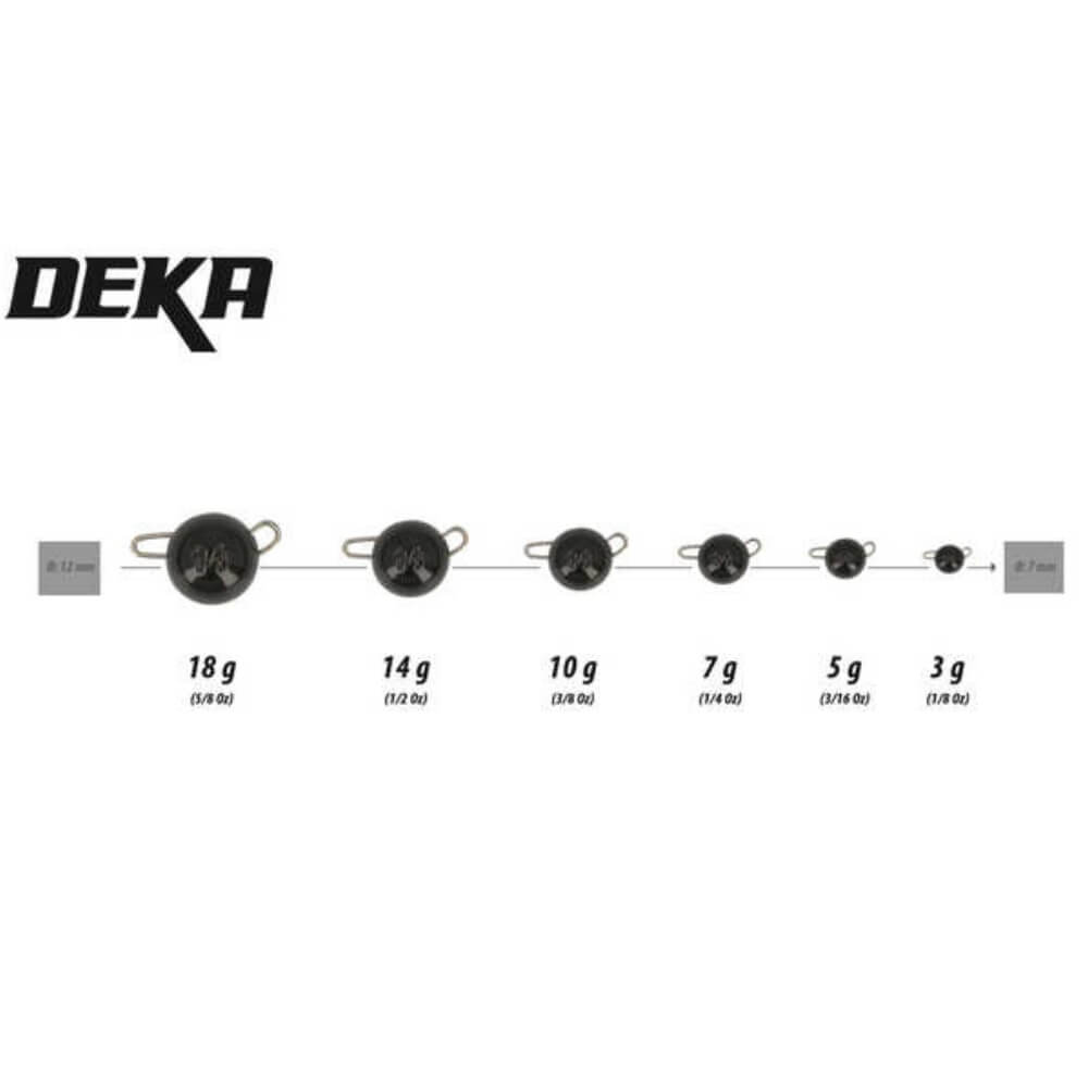 DEKA Tungsten Chebu Sinker (Silver) bij snoekenbaars.nl