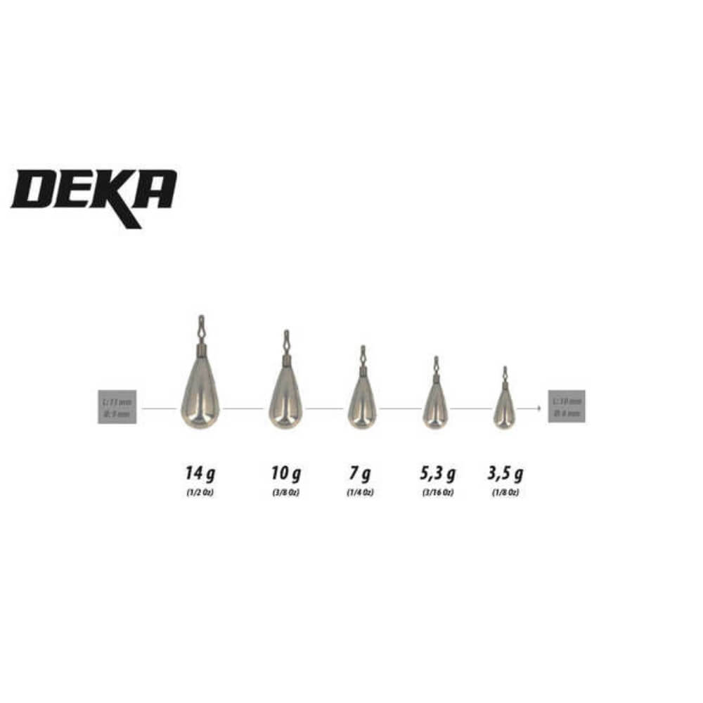 DEKA Tungsten Drop Shot Tear bij snoekenbaars.nl