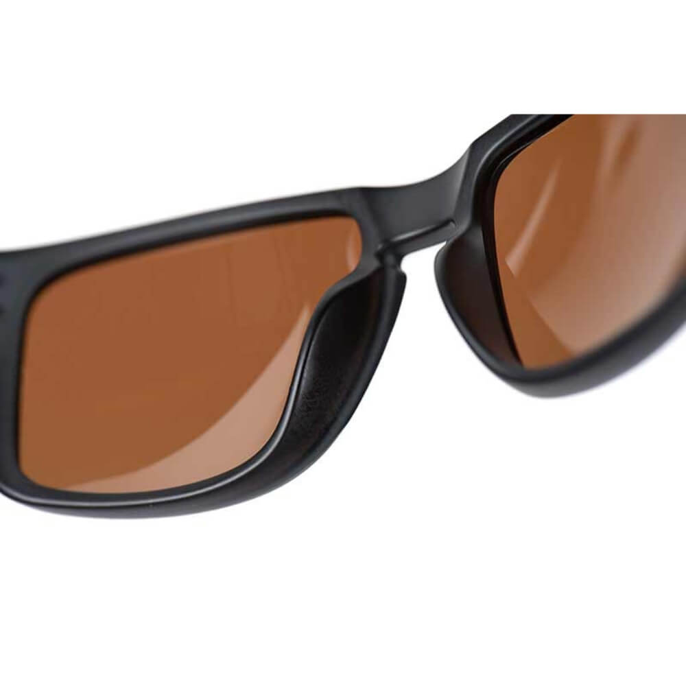 Fox Rage Transparent Black Brown Lens Mirror Blue Eyewear bij snoekenbaars.nl
