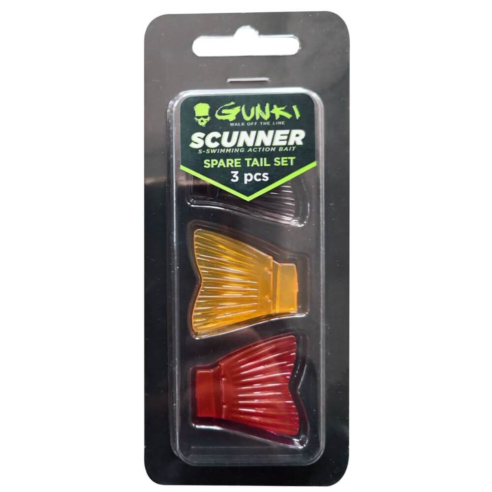 Gunki Scunner 135S Twin Spare Tail Set 2.0 bij snoekenbaars.nl
