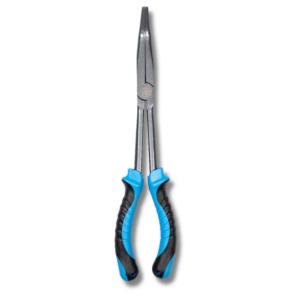 LMAB Onthaaktang gebogen / Bent Nose Pliers / 28 cm bij snoekenbaars.nl