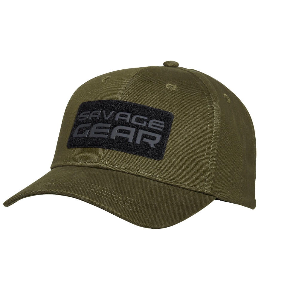 Savage Gear Badge Baseball Cap (Green) bij snoekenbaars.nl