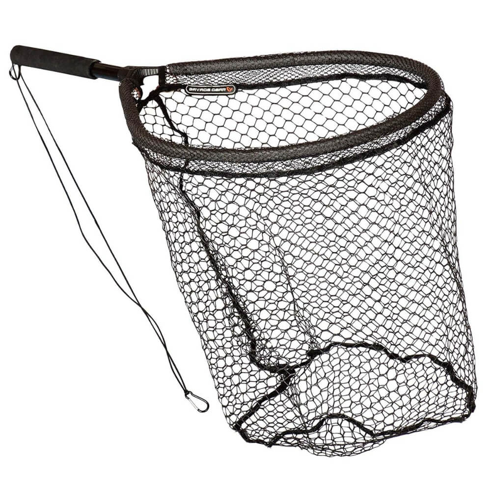 Savage Gear Pro Finezze Rubber Mesh Net L / schepnet bij snoekenbaars.nl