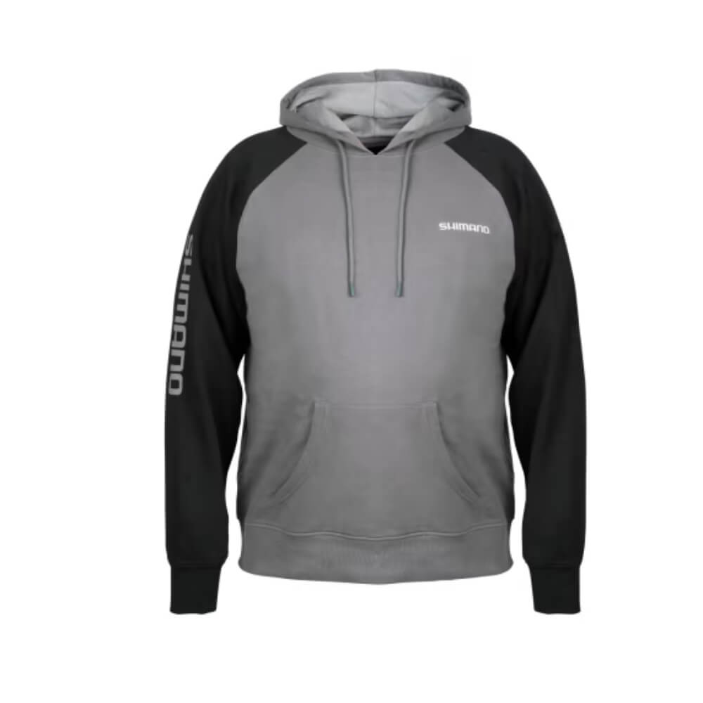 Shimano Pull Over Hoodie (Grey) bij snoekenbaars.nl