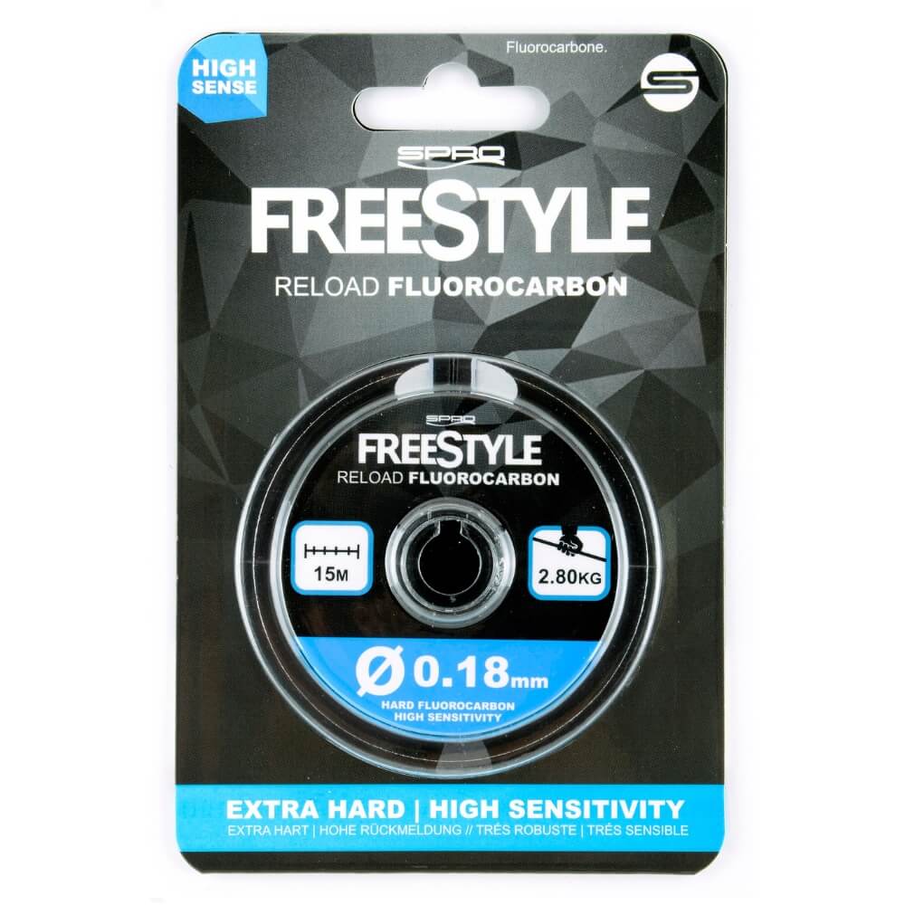 SPRO Freestyle Reload Fluorocarbon / 15 m bij snoekenbaars.nl