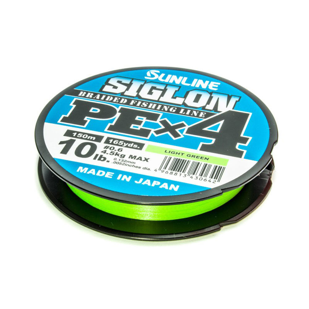 Sunline Siglon PE X4 (Light Green) / 150 m bij snoekenbaars.nl
