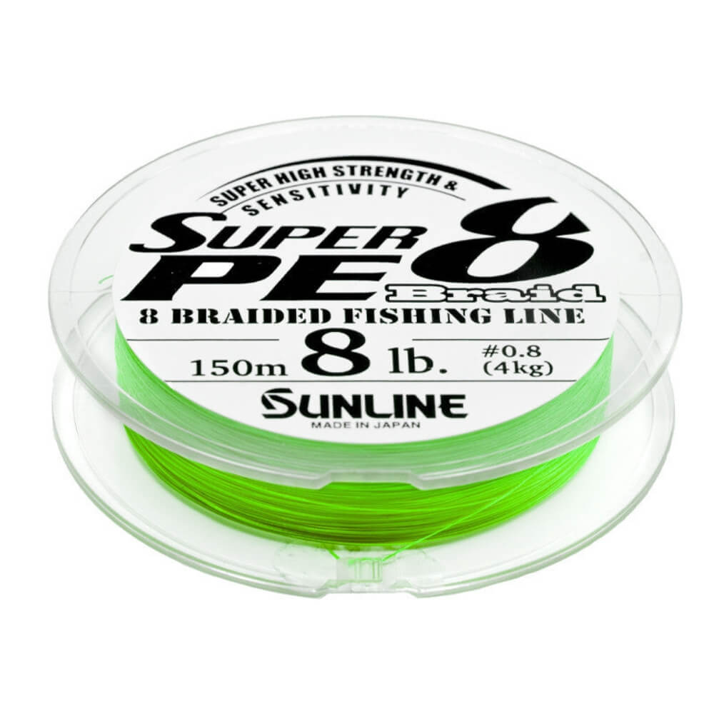 Sunline Super PE 8 (Light Green) / 150 m bij snoekenbaars.nl