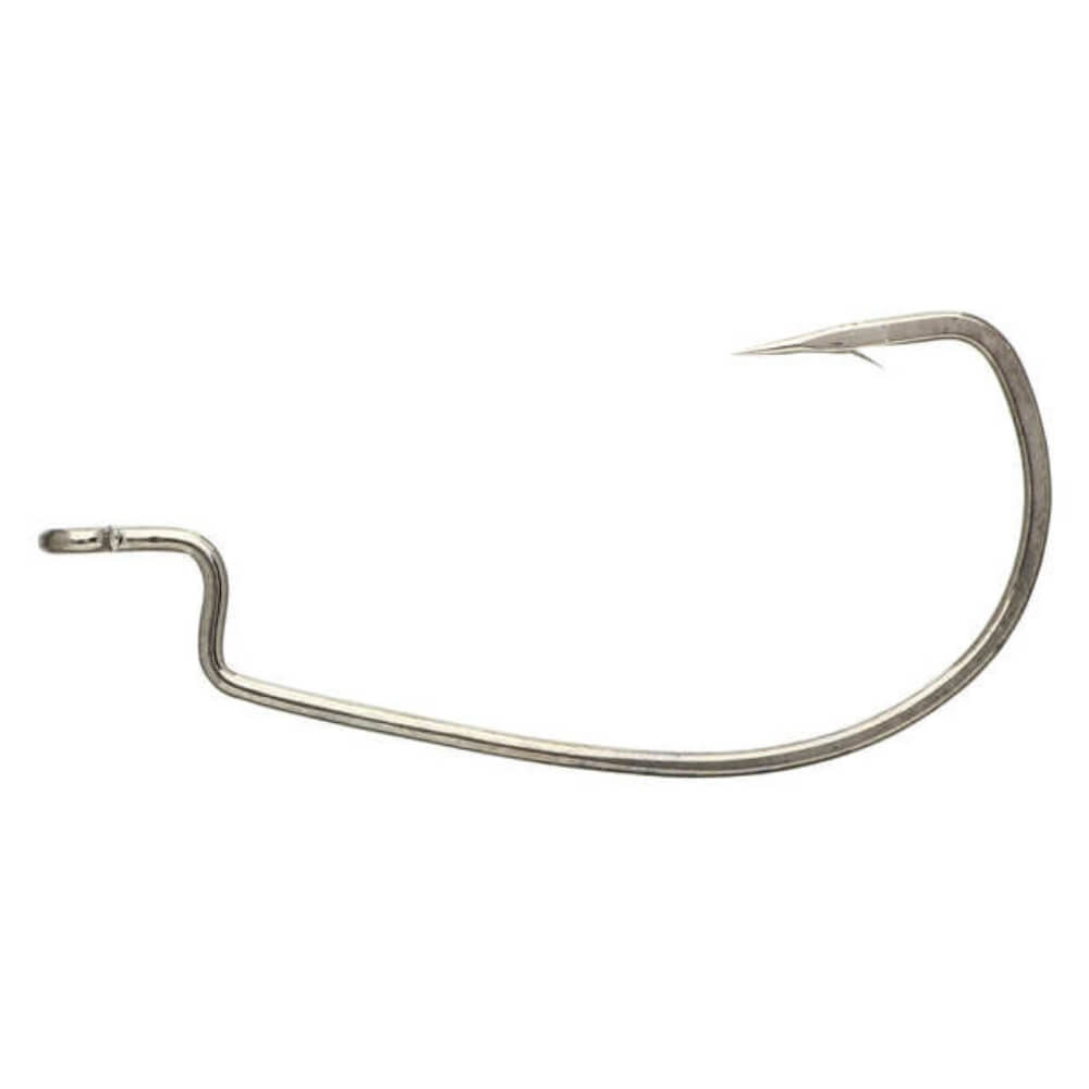 VanFook Worm 55B Flat NS Black / Offset-Haken bij snoekenbaars.nl