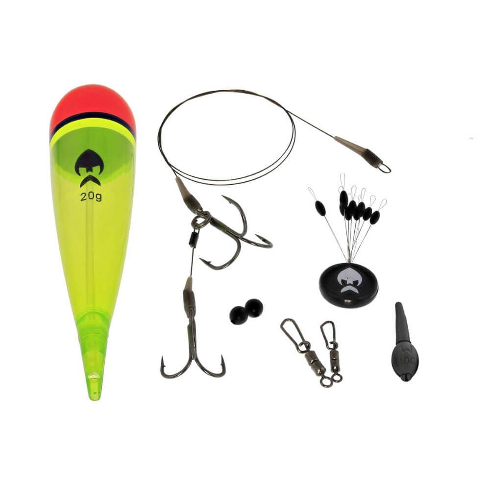 Westin Pike Float Kit Semi Barbed 1x7 / 50 cm bij snoekenbaars.nl