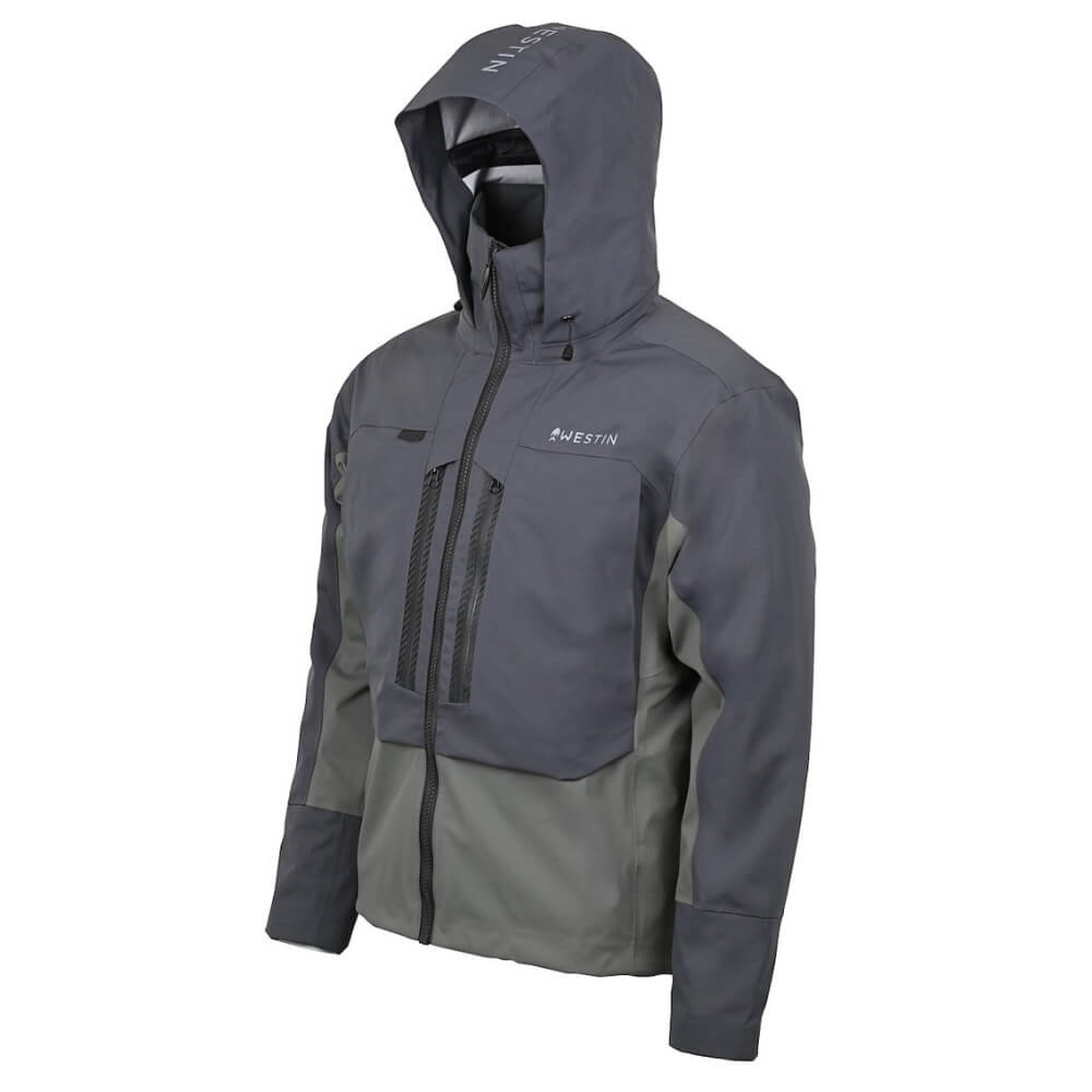 Westin W8 Wading Jacket (Dark Shadow) bij snoekenbaars.nl